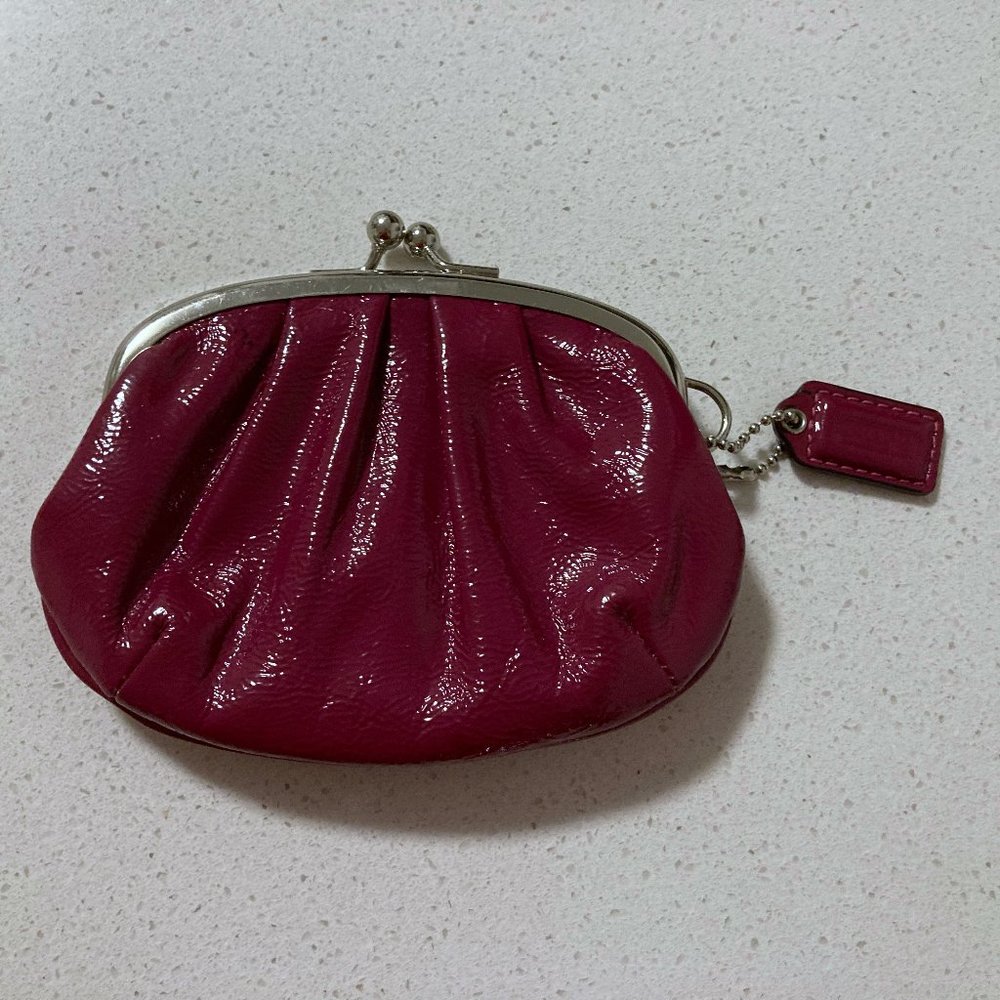 Coach Kiss Lock Coin Purse